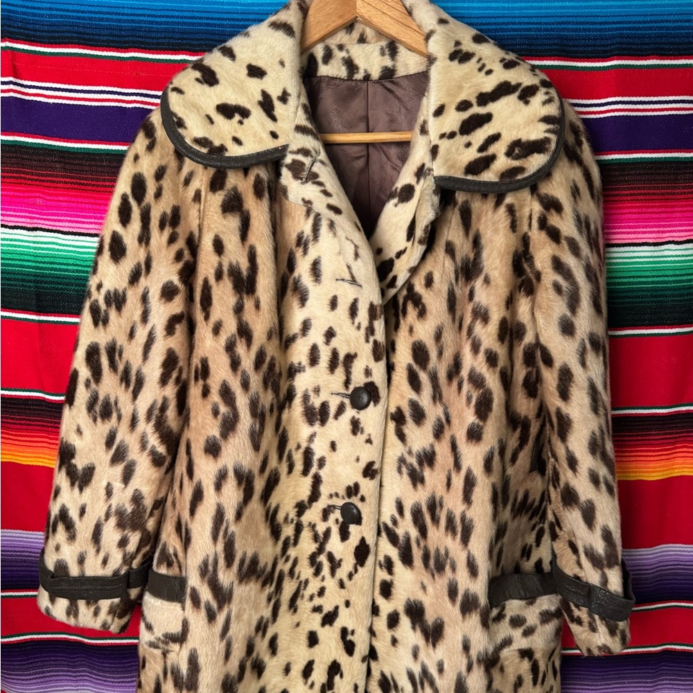 Vintage Safari fur coat.